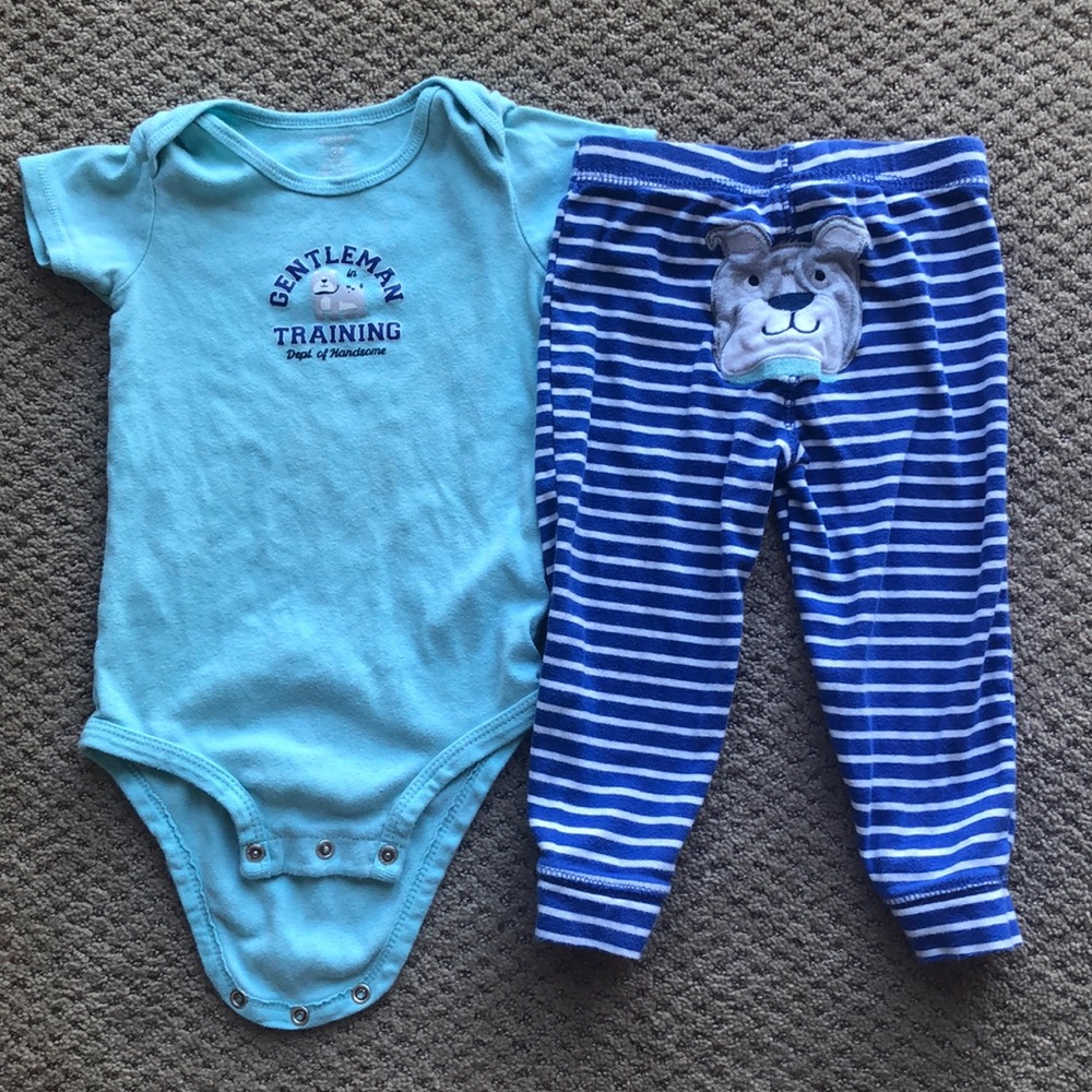 Carters onesie & pants set